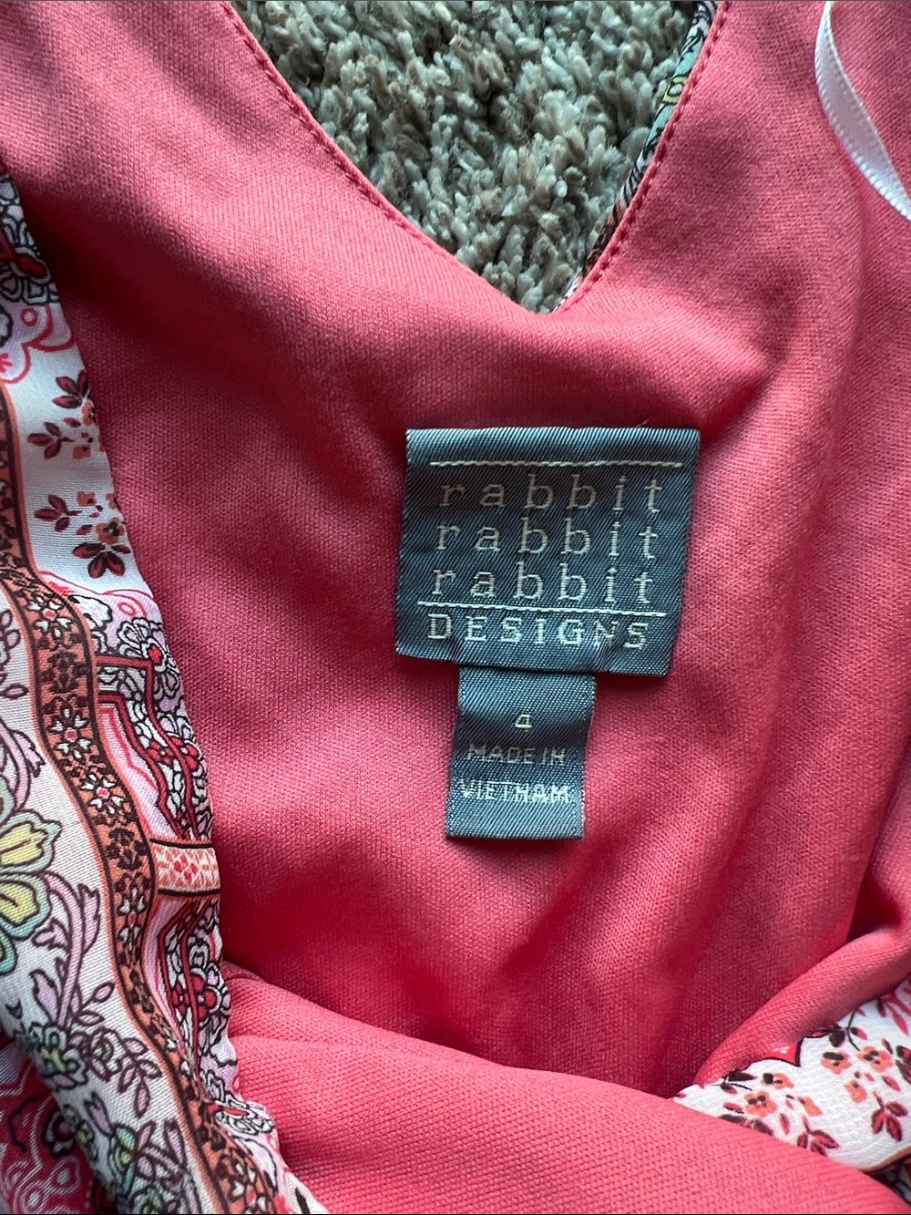 Rabbit Rabbit Rabbit Pink & Red Boho Maxi Dress - Picture 4 of 4